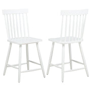 Andrews Windsor Counter Height Dining Side Chair White (Set of 2) - 122509WHT