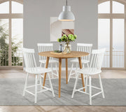 Andrews Windsor Counter Height Dining Side Chair White (Set of 2) - 122509WHT
