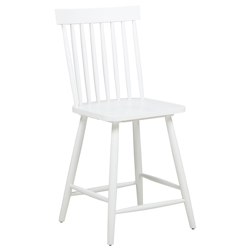 Andrews Windsor Counter Height Dining Side Chair White (Set of 2) - 122509WHT