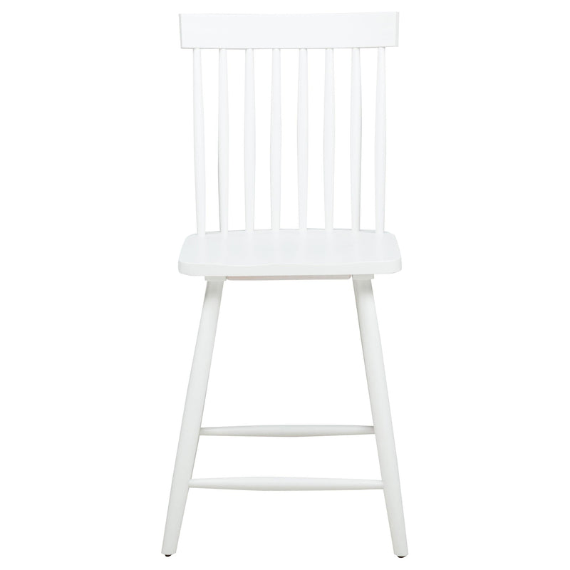 Andrews Windsor Counter Height Dining Side Chair White (Set of 2) - 122509WHT