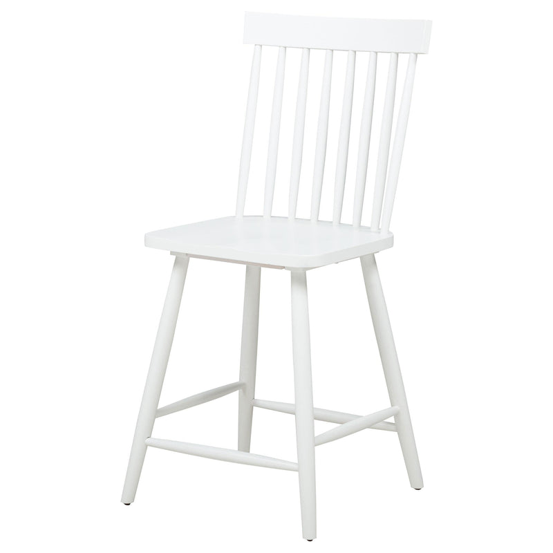 Andrews Windsor Counter Height Dining Side Chair White (Set of 2) - 122509WHT