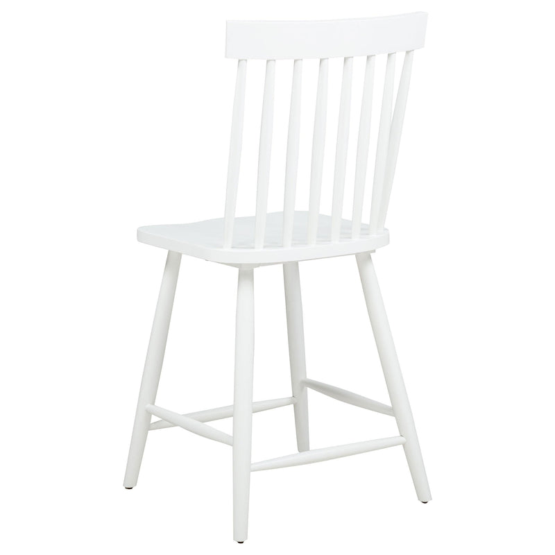 Andrews Windsor Counter Height Dining Side Chair White (Set of 2) - 122509WHT