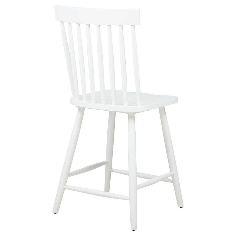 Andrews Windsor Counter Height Dining Side Chair White (Set of 2) - 122509WHT