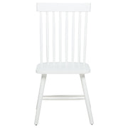 Andrews Windsor Spindle Back Dining Side Chair White (Set of 2) - 122502WHT