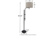Anemoon Black Floor Lamp - Gate FurnitureFloor Lamps