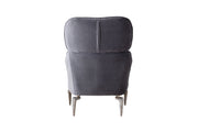 Angela Gray Velvet Sofa 91" & Loveseat 71" - Lara FurnitureLiving Room Set