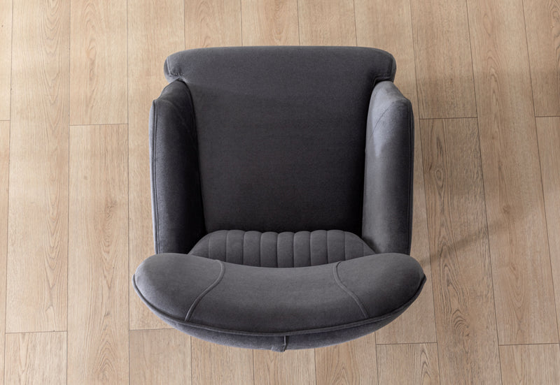 Angela Gray Velvet Sofa 91" & Loveseat 71" - Lara FurnitureLiving Room Set
