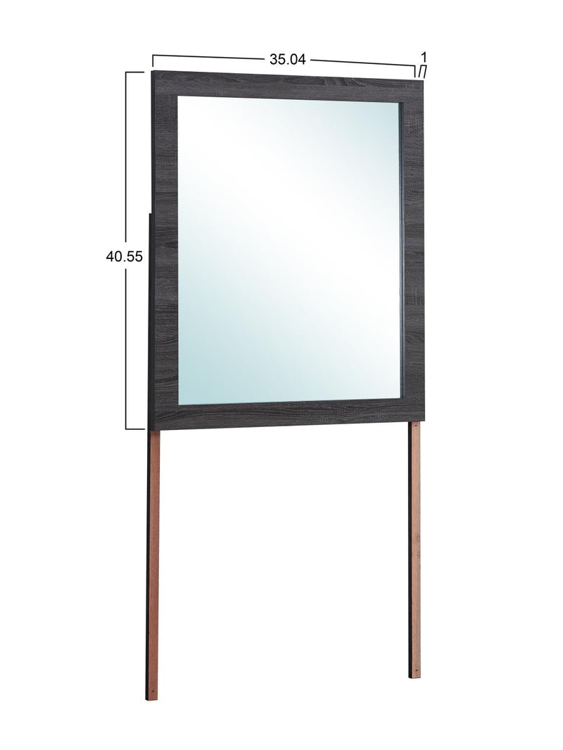 Angelina - Gray Mirror - B374-M