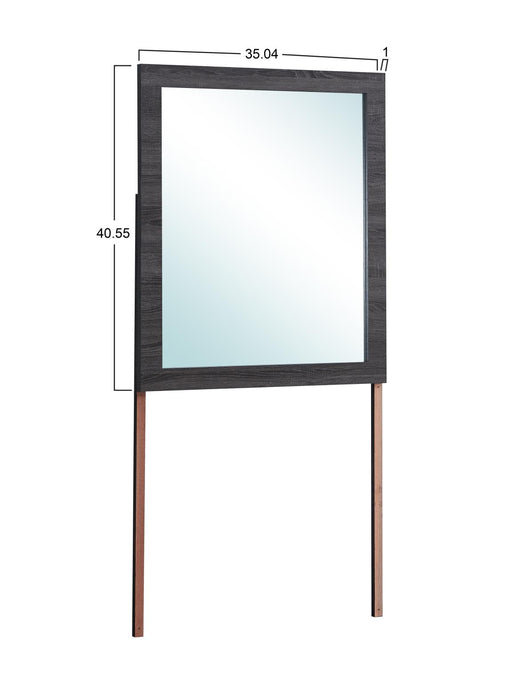 Angelina - Gray Mirror - B374-M