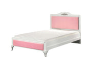 Angle Kids Room Set (Twin Bed & Bunkbed & 2 Bookcases &  Study Desk &  Nightstand & Chiffonier With Mirror) - 145-ANG-SET