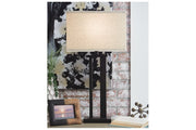 Aniela Bronze Finish Table Lamp (Set of 2) - Lara FurnitureTable Lamp Pair