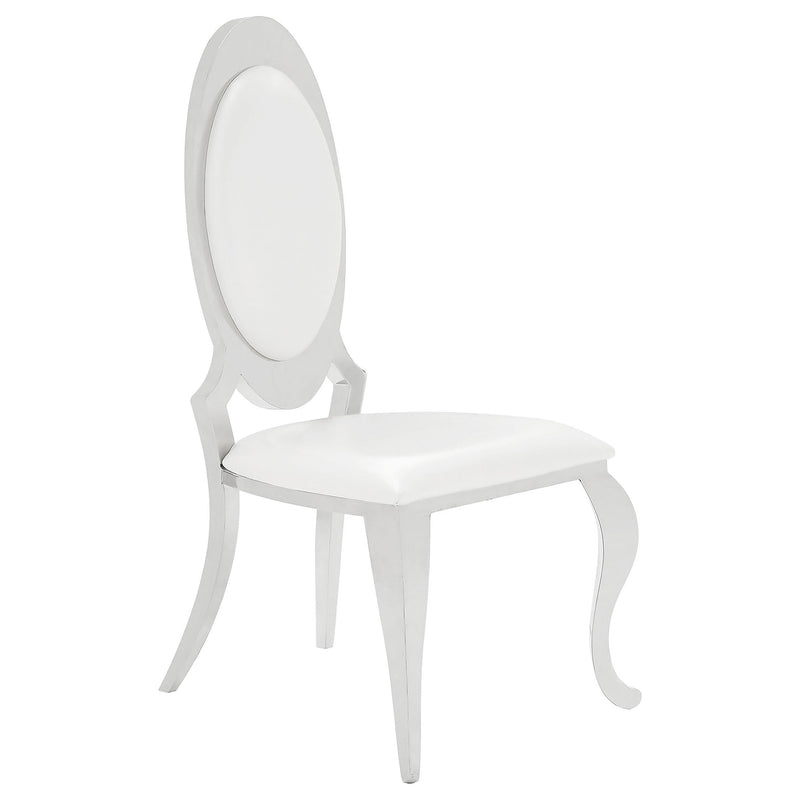 Antoine Upholstered Dining Chair Cream White (Set of 2) - 107872N