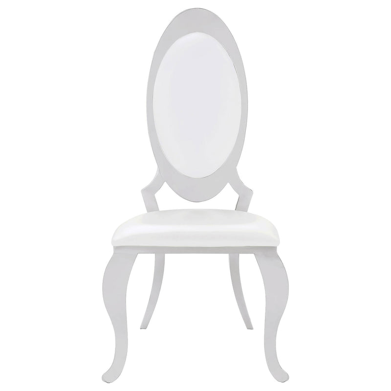 Antoine Upholstered Dining Chair Cream White (Set of 2) - 107872N