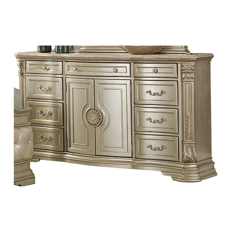 Antoinetta Champagne Dresser - Lara FurnitureDresser