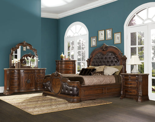 Antoinetta Cherry Panel Bedroom Set - Lara FurnitureBedroom Set