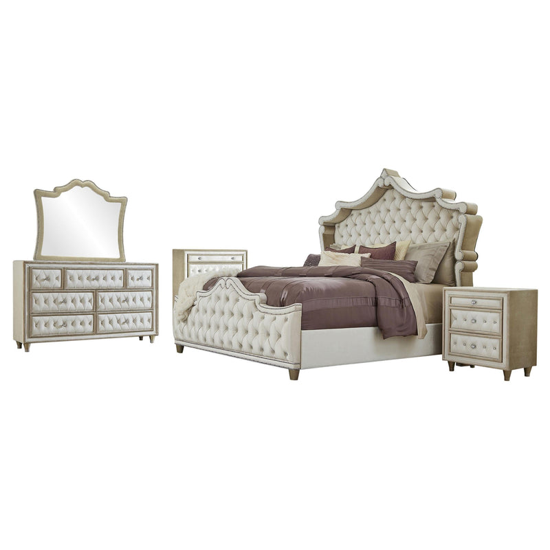 Antonella 5-piece California King Bedroom Set Ivory  - 223521KW-S5