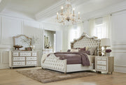 Antonella 5-piece Eastern King Bedroom Set Ivory  - 223521KE-S5