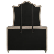Antonella 7-drawer Upholstered Dresser with Mirror Ivory - 223523M