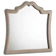 Antonella Upholstered Dresser Mirror Camel - 223524