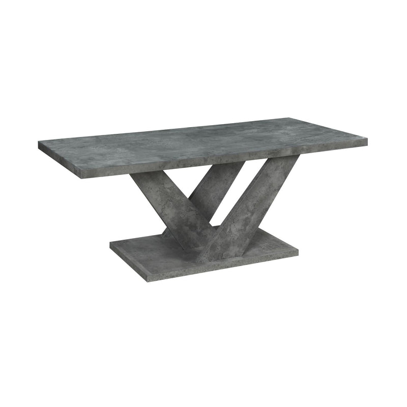 Apollo - 3PC Gray Faux Marble Coffee Table Set, Coffee Table and 2 End Tables - T615-3PC-Set