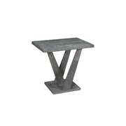 Apollo - 3PC Gray Faux Marble Coffee Table Set, Coffee Table and 2 End Tables - T615-3PC-Set