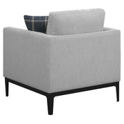 Apperson 3-piece Upholstered Track Arm Sofa Set Light Grey - 508681-S3
