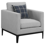 Apperson 3-piece Upholstered Track Arm Sofa Set Light Grey - 508681-S3