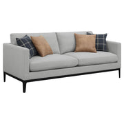 Apperson Upholstered Track Arm Sofa Light Grey - 508681