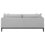 Apperson Upholstered Track Arm Sofa Light Grey - 508681