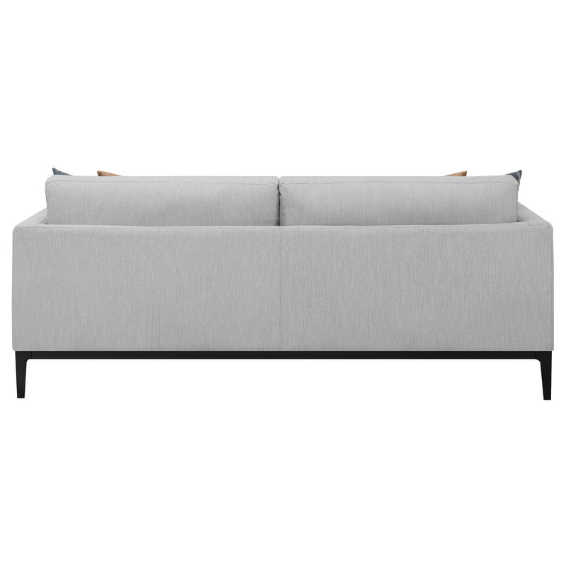 Apperson Upholstered Track Arm Sofa Light Grey - 508681