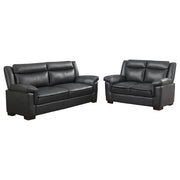 Arabella 2-piece Upholstered Padded Arm Sofa Set Grey - 506591-S2