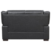 Arabella 2-piece Upholstered Padded Arm Sofa Set Grey - 506591-S2