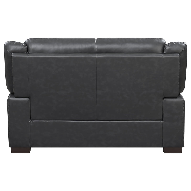 Arabella 2-piece Upholstered Padded Arm Sofa Set Grey - 506591-S2