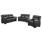 Arabella 3-piece Upholstered Padded Arm Sofa Set Grey - 506591-S3