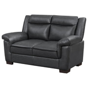 Arabella Upholstered Padded Arm Loveseat Grey - 506592