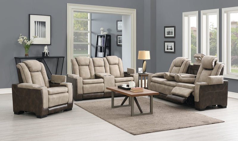 Arcadia Brown Sofa & Loveseat & Chair - ARCADIA-BN-SLC