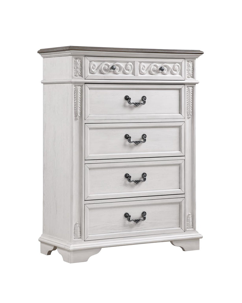 Archi - 6 Drawers White Chest - B226-C