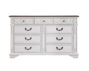 Archi - 9 Drawers White Dresser - B226-D