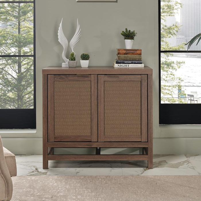 Arden 2 Door Console(Alegro Walnut) 1 Piece - Gate FurnitureCabinet