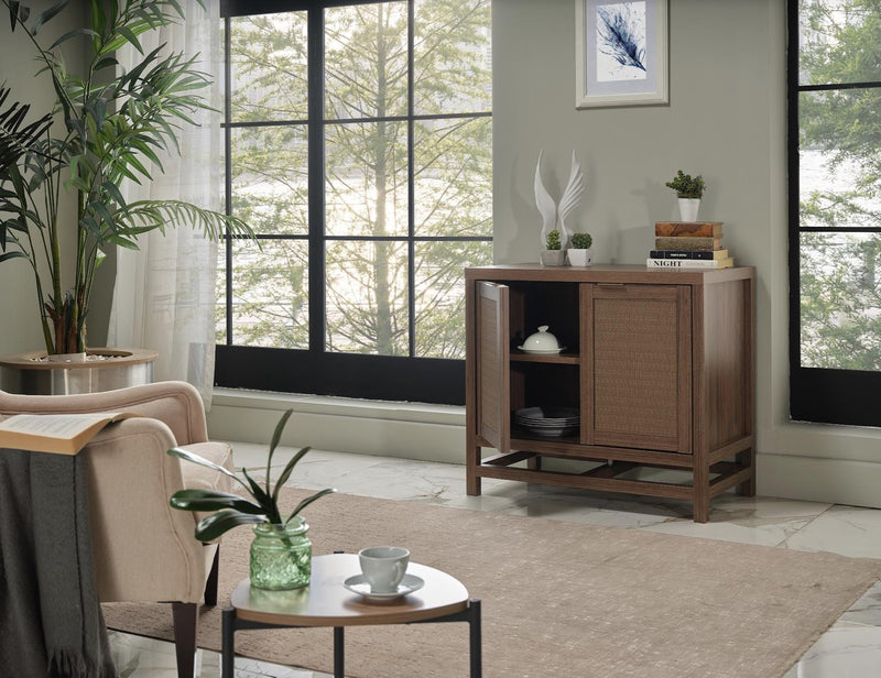 Arden 2 Door Console(Alegro Walnut) 1 Piece - Lara FurnitureCabinet