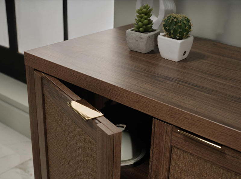 Arden 4 Door Console (Alegro Walnut) 1 Piece - Lara FurnitureCabinet
