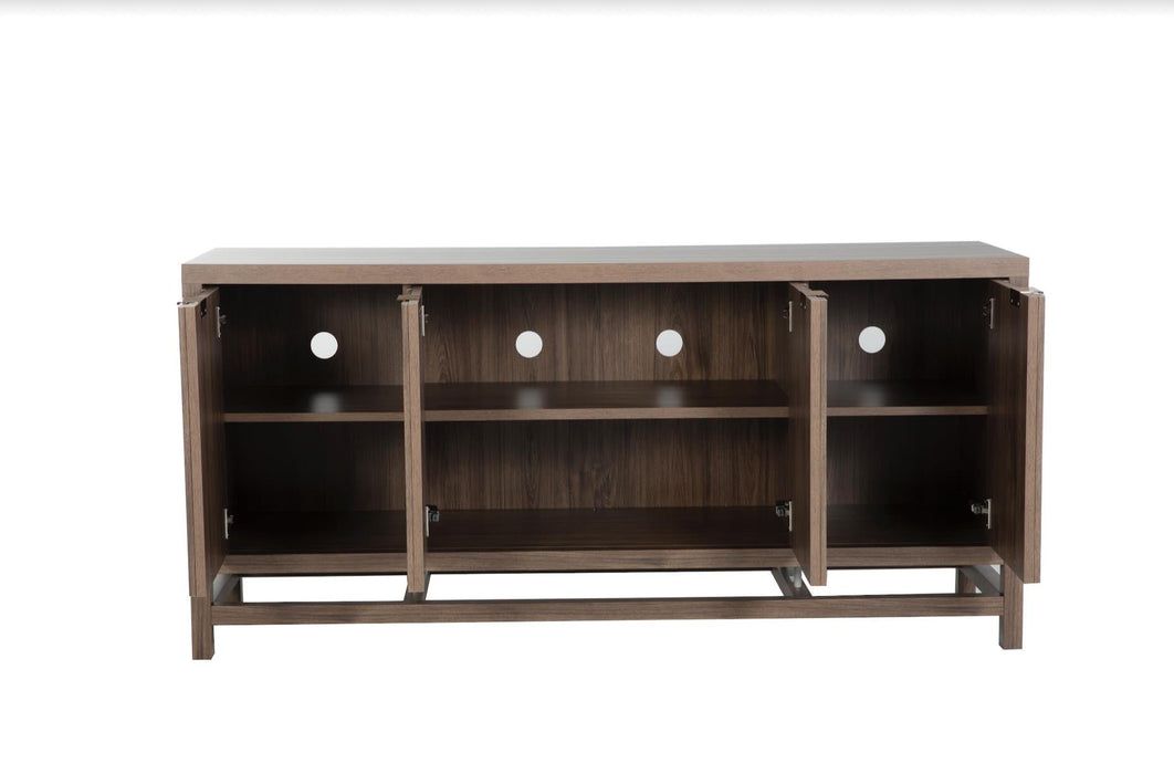Arden 4 Door Console (Alegro Walnut) 1 Piece - Gate FurnitureCabinet