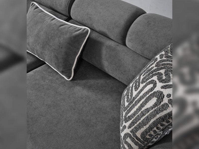 Arden 4-pieces (2 Sofa & 2 Chair) Livingroom in Cream - Brown - 200-ELIF-ARD-A600-3311