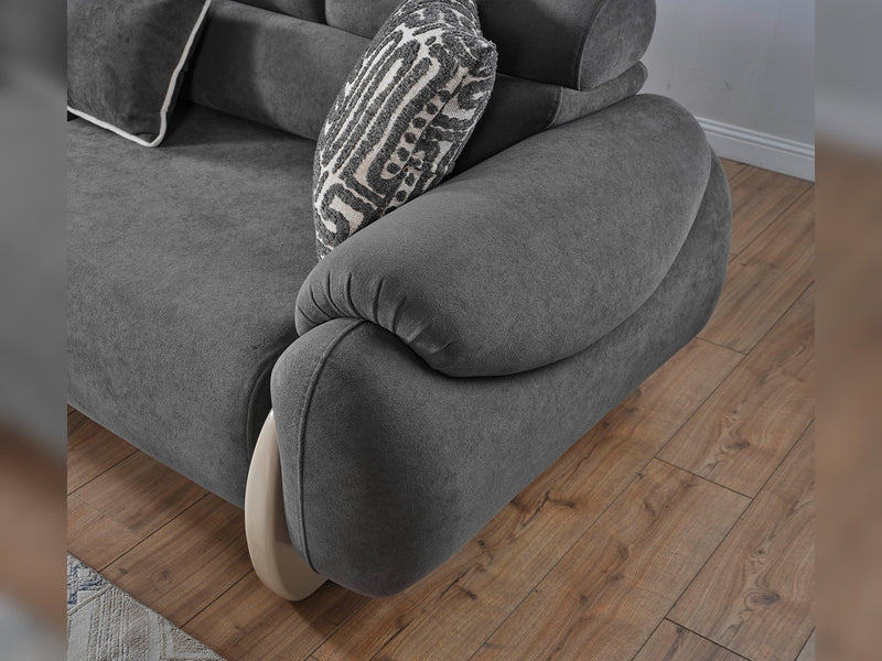 Arden Convertible Sofa in Cream - 200-ELIF-ARD-A600-3
