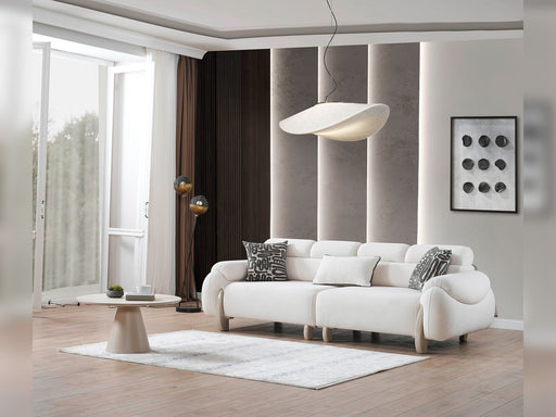 Arden Convertible Sofa in White - 200-ELIF-ARD-A601-3