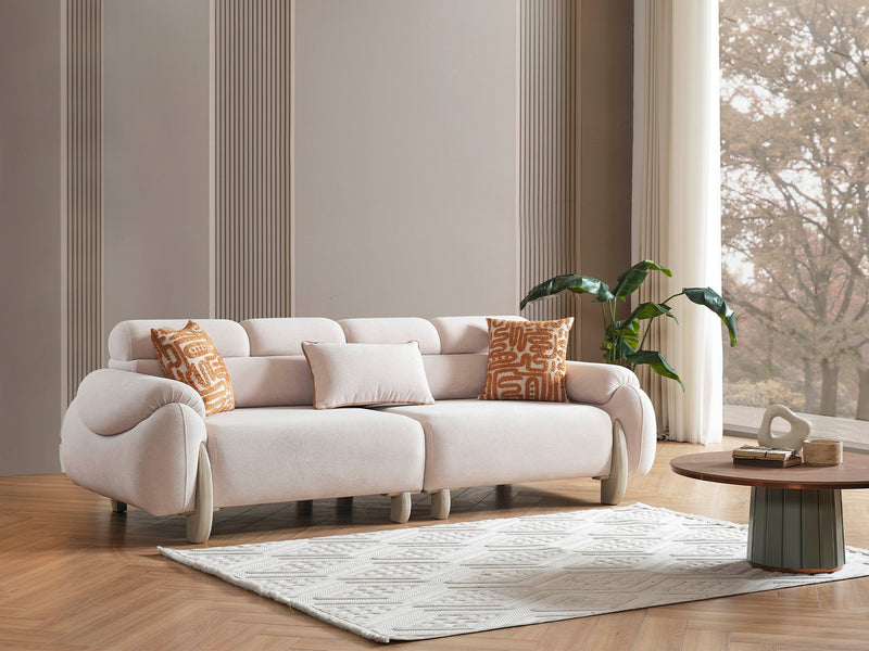 Arden Convertible Sofa in White - 200-ELIF-ARD-A601-3