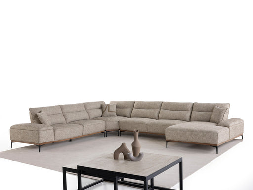 Aref Sectional Sofa in Beige - 200-ZEN-ARE-S