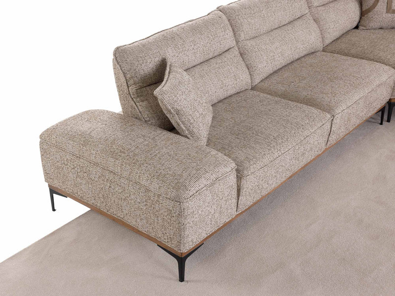 Aref Sectional Sofa in Beige - 200-ZEN-ARE-S