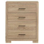 Arielle 4-drawer Bedroom Chest of Drawers Light Oak - 223115