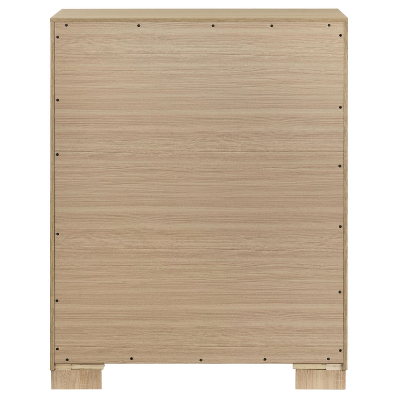 Arielle 4-drawer Bedroom Chest of Drawers Light Oak - 223115